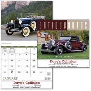 Custom Promotional Antique Autos - Stapled Calendar - 2013