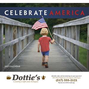 Custom Promotional Celebrate America - Stapled Calendar - 2013