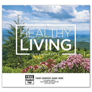 Custom Promotional Healthy Living - Stapled Calendar - 2013