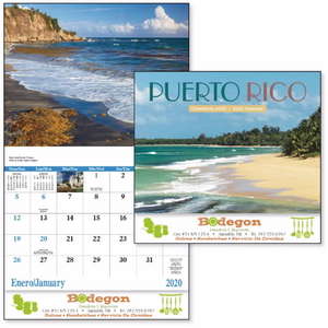 Custom Promotional Puerto Rico - Stapled Calendar - 2013