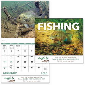 Custom Promotional Fishing - Stapled Calendar - 2013