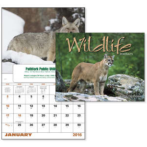 Custom Promotional Wildlife Portraits - Window Calendar - 2013