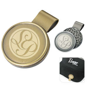 Custom Promotional Hat Clip with Golf Ball Marker