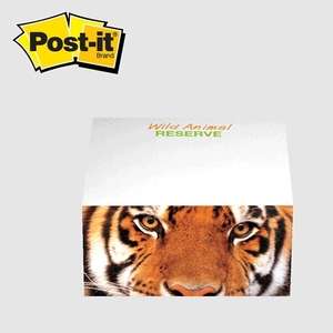 Custom Promotional Post-it(R) Custom Printed Notes Half-Cube 2-3/4"W x 1-3/8"H x 2-3/4"D - 4 Color/4 Design