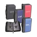 Custom CD/DVD Holders - 80-Disc DVD/CD Binder Case with Zipper Closure