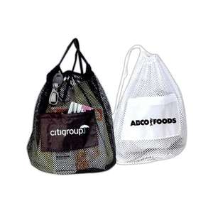 Custom Promotional Fisherman Mesh Drawstring Bag