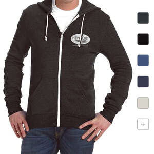 Custom Promotional Alternative Apparel Long-Sleeve Zip Eco Hoodie