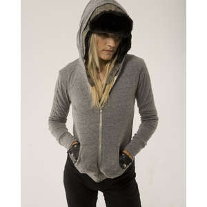 Alternative Apparel Eco Heather Zip-up Hoodie Gray, Eco Heather