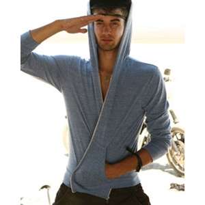 Alternative Apparel Eco Heather Zip-up Hoodie Blue, Eco Royal 