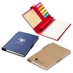 Custom Memo Holders & Dispensers - Recycled Pen, Note and Flag Set