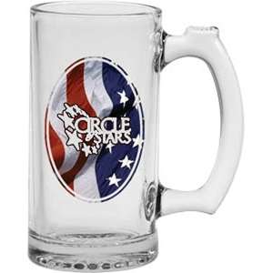 Custom Promotional 12.5 oz Thumbprint Glass Tankard - Full Color Sublimation