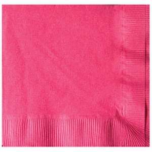 Colored 2-Ply Beverage Napkins Raspberry