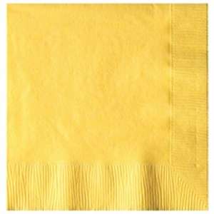 Colored 2-Ply Beverage Napkins Sun Gold