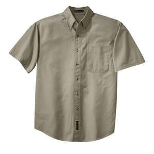 Port Authority Short Sleeve Twill Shirt Khaki