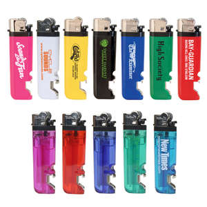 Custom Promotional Standard Lighter with Bottle Opener