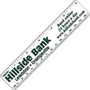 Custom Promotional Plastic Ruler -  6"