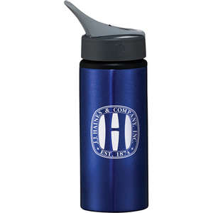 Laguna Aluminum Bottle Blue, Metallic