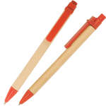 Promotional Click Pens - Eco-Green Paper Barrel Pen