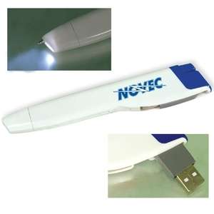 Custom Promotional USB Rechargeable Light with Pen