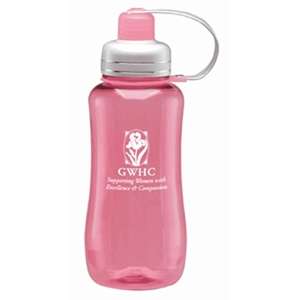 Custom Promotional 28 oz. Silver Top BPA Free Bottle