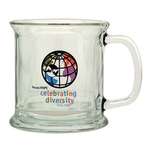 Promotional Glass Coffee Mugs - 13 oz. Clear Presidential Mug