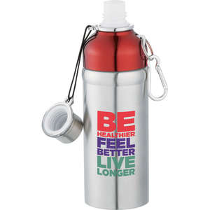 Canteen Stainless Sport Bottle Red