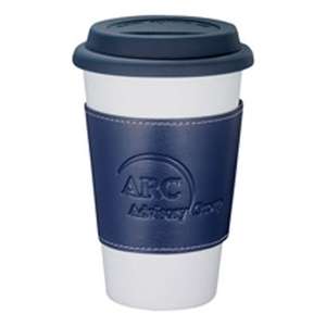 Double Wall Ceramic Tumbler w/ Sleeve 