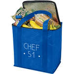 Promotional Tote Bags - Zippered Insulated Grocery Tote