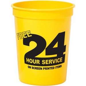 Smooth Stadium Cup - 16 oz. Yellow