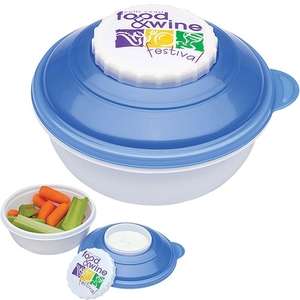 Custom Promotional Snack and Dip Food Container