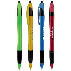 Metallic Dart Pen with Grip 