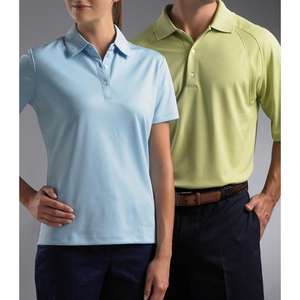 Greg Norman Performance Textured Stripe Polo (Women) 