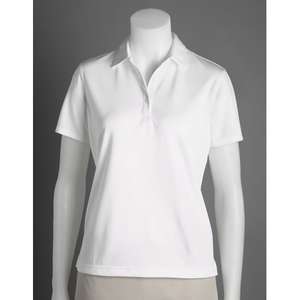 Greg Norman Performance Textured Stripe Polo (Women) 