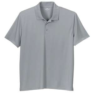Vansport Omega Solid Mesh Tech Polo Gray