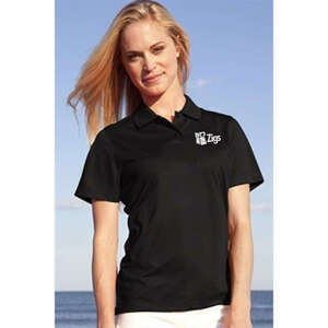 Custom Promotional Women's Vansport Omega Solid Mesh Tech Polo