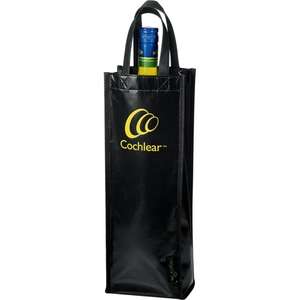 Tavola Laminated Single Wine Tote Bag 