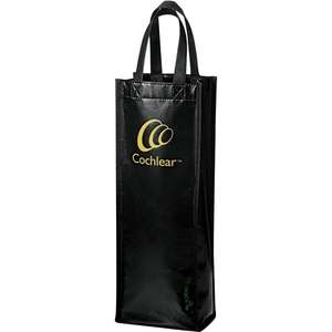 Tavola Laminated Single Wine Tote Bag 