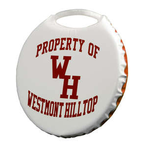 Custom Promotional Vinyl Seat Cushion 14" Round 1-1/4" Thick