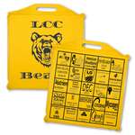 Logo Seat Cushions - Vinyl Seat Cushion 14" Square 2-1/2" Thick