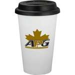 Promotional Coffee Mugs - Double Wall Ceramic Tumbler