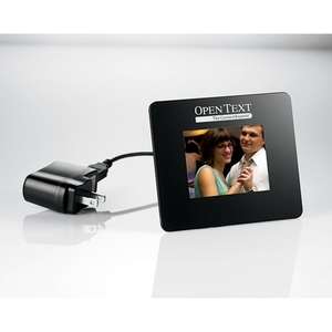 3-1/2" Black Digital Photo Frame 