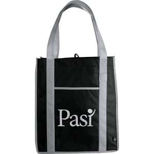 Custom Promotional PolyPro Contrast Carry-All Tote Bag
