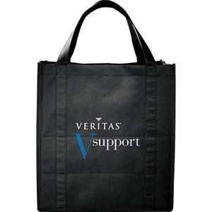 Custom Promotional PolyPro Large Foldable Snap Tote Bag