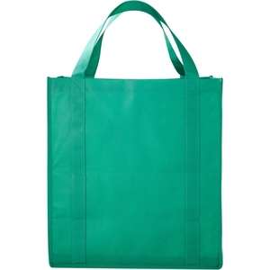 PolyPro Large Foldable Snap Tote Bag Green