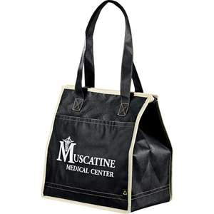 Custom Promotional PolyPro Non-Woven Diamond Insulated Tote Bag