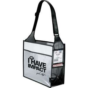 Laminated Non-Woven Box Deluxe Convention Tote Bag 