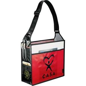 Laminated Non-Woven Box Deluxe Convention Tote Bag 