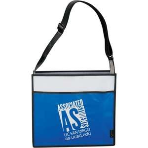 Laminated Non-Woven Box Deluxe Convention Tote Bag 