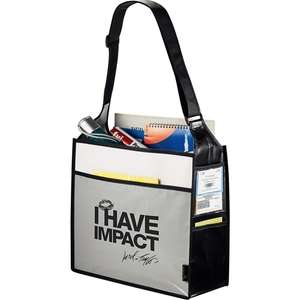 Custom Promotional Laminated Non-Woven Box Deluxe Convention Tote Bag
