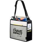 Personalized Tote Bags - Laminated Non-Woven Box Deluxe Convention Tote Bag